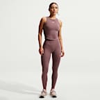 Leggings de tiro alto de largo completo para mujer Nike One Seamless Front