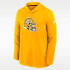 Pittsburgh Steelers Alt Men's Nike Dri-FIT NFL Long-Sleeve Hooded Top