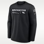 Denver Broncos Salute to Service Sideline Coaches Men's Nike NFL Pullover Crew