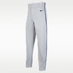 Pants de béisbol entubados para niños talla grande Nike Vapor Select 2