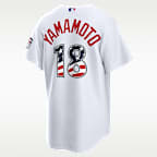 Yoshinobu Yamamoto Los Angeles Dodgers USA 250 Men's Nike MLB Stadium Jersey