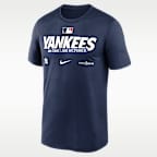 Playera Nike Dri-FIT de la MLB para hombre New York Yankees 2026 Postseason Authentic Collection Legend