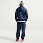 Sudadera con gorro holgada de cierre completo para hombre Nike Solo Fleece