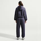 Nike Studio Fleece Medium Weight Women's Oversized Full-Zip Cropped Hoodie