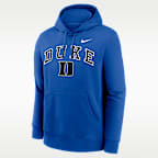 Sudadera con gorro sin cierre universitaria Nike para hombre Duke Arch