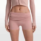 NikeSKIMS Matte Women's 3" Fold-Over Waistband Shorts