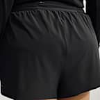 Nike Swift Women's Dri-FIT Mid-Rise 2-in-1 Running Shorts (Plus Size)