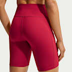 Nike One Women's High-Waisted 8" Biker Shorts with Pockets