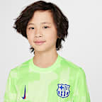 FC バルセロナ 2024/25 スタジアム サード ジュニア ナイキ Dri-FIT サッカー レプリカ ユニフォーム