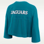 Jacksonville Jaguars Rewind Fashion Women's Nike Dri-FIT NFL Cropped Jersey