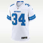 Jersey de fútbol americano Nike de la NFL Game para hombre Alex Anzalone Detroit Lions