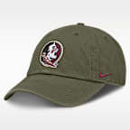 Gorra universitaria Nike ajustable para hombre Florida State Primetime Club