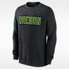 Sudadera de cuello redondo sin cierre universitaria Nike para hombre Oregon Sideline Club