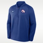 Puerto Rico National Baseball Team 2026 World Baseball Classic Men's Nike Dri-FIT 1/2-Zip Long-Sleeve Top