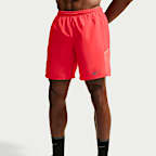 Nike Miler Dri-FIT hardloopshorts met binnenbroek voor heren (18 cm)