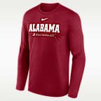 Alabama Courtside Basketball Shootaround Legend Men's Nike Dri-FIT College Long-Sleeve T-Shirt