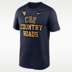 West Virginia Primetime Arch Mantra Legend Men's Nike Dri-FIT College T-Shirt