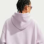 Nike Studio Fleece Medium Weight Women's Oversized Full-Zip Cropped Hoodie