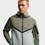 Chamarra Windrunner de tejido Fleece de cierre completo para hombre Nike Tech