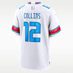 Jersey Nike de la NFL Game para hombre Nico Collins Houston Texans Rivalries Collection