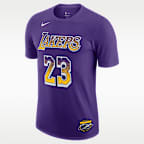 Playera Nike de la NBA para hombre LeBron James Los Angeles Lakers Select Series