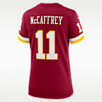 Jersey Nike de la NFL Game para mujer Luke McCaffrey Washington Commanders