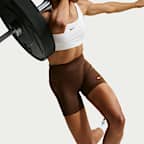 Nike One Bike Shorts mit hohem Bund für Damen (ca. 12,5 cm)