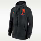 Sudadera con gorro de cierre completo Nike de la MLB para hombre San Francisco Giants Lockup