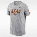 Playera universitaria Nike para hombre Texas Legacy Arch 2-Hit