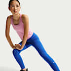 Nike One Big Kids' (Girls') Dri-FIT High-Waisted Leggings