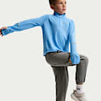 Nike Younger Kids' Dri-FIT Miler Quarter-Zip Top and Trousers Set