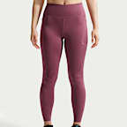 Nike Swift 7/8-løbeleggings med høj talje og lommer til kvinder