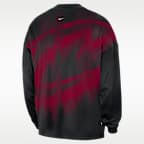 Playera de manga larga de básquetbol para hombre Cleveland Cavaliers Standard Issue