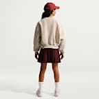 Nike Sportswear Club Fleece Sudadera de cuello redondo y ajuste amplio - Niña