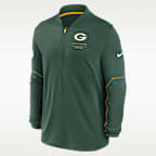Green Bay Packers Sideline Men's Nike Dri-FIT NFL 1/2-Zip Top