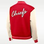 Kansas City Chiefs Rewind Legacy Men's Nike NFL Full-Snap Bomber Jacket