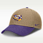 LSU Primetime Rise Men's Nike Dri-FIT College Trucker Adjustable Hat