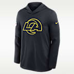 Los Angeles Rams Rivalries Collection Sideline Men's Nike Dri-FIT NFL Long-Sleeve Hooded Top