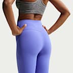 Nike Zenvy Women's High-Waisted 7/8 Leggings with No Front Seam