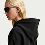 Nike Studio Fleece Medium Weight  Women's Oversized Cropped Full-Zip Sweatshirt