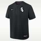 Chicago White Sox Authentic Collection Men's Nike Dri-FIT MLB 1/4-Zip Short-Sleeve Windshirt