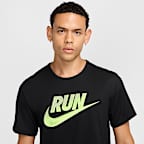 Playera de correr de manga corta Dri-FIT para hombre Nike Miler Run Energy