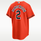 Jersey Nike de la MLB Replica para hombre Gunnar Henderson Baltimore Orioles