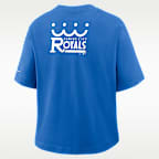 Kansas City Royals City Connect Pocket Boxy Women's Nike MLB T-Shirt