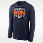 Denver Broncos 2025 AFC West Champions Trophy Collection Men's Nike NFL Long-Sleeve T-Shirt