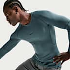 Nike Pro Men's Dri-FIT Tight Long-Sleeve Fitness Top