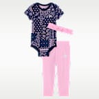 Conjunto de 3 piezas Retro Remix para bebé (6-12 meses) Nike