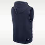 Tennessee Titans Rivalries Collection Sideline Men's Nike Dri-FIT NFL Sleeveless Pullover Hoodie