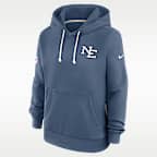 Sudadera con gorro sin cierre Nike Dri-FIT de la NFL para mujer New England Patriots Rivalries Collection Sideline