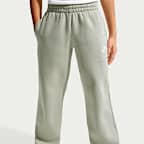 Pants holgados con dobladillo abierto para niños Nike Sportswear